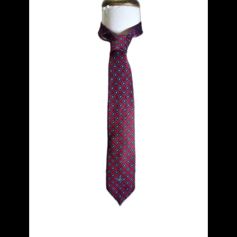Lavin Men's Tie Vintage 90's Preppy Outerwear Sophisticated Layer Designer